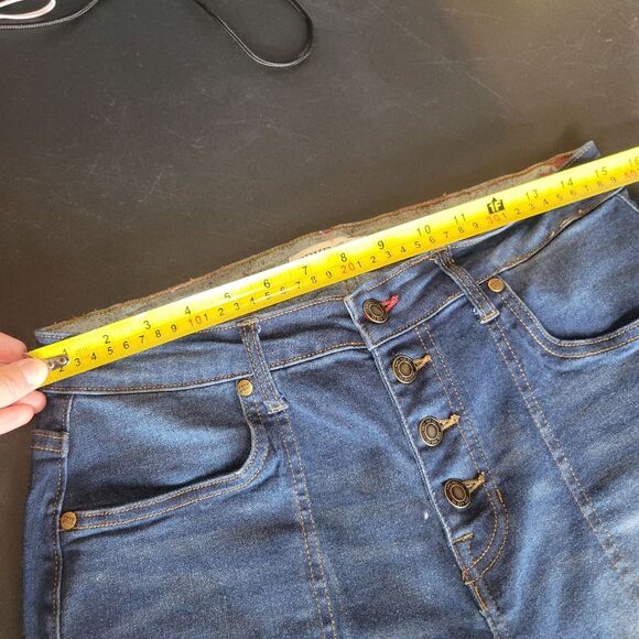 Frye High Rise Button Fly Bootcut Flare Jeans 10 - Picture 6 of 10